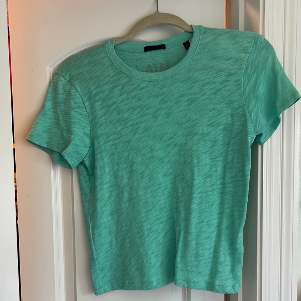 ATM Anthony Thomas Melillo Green Short Sleeve Tee